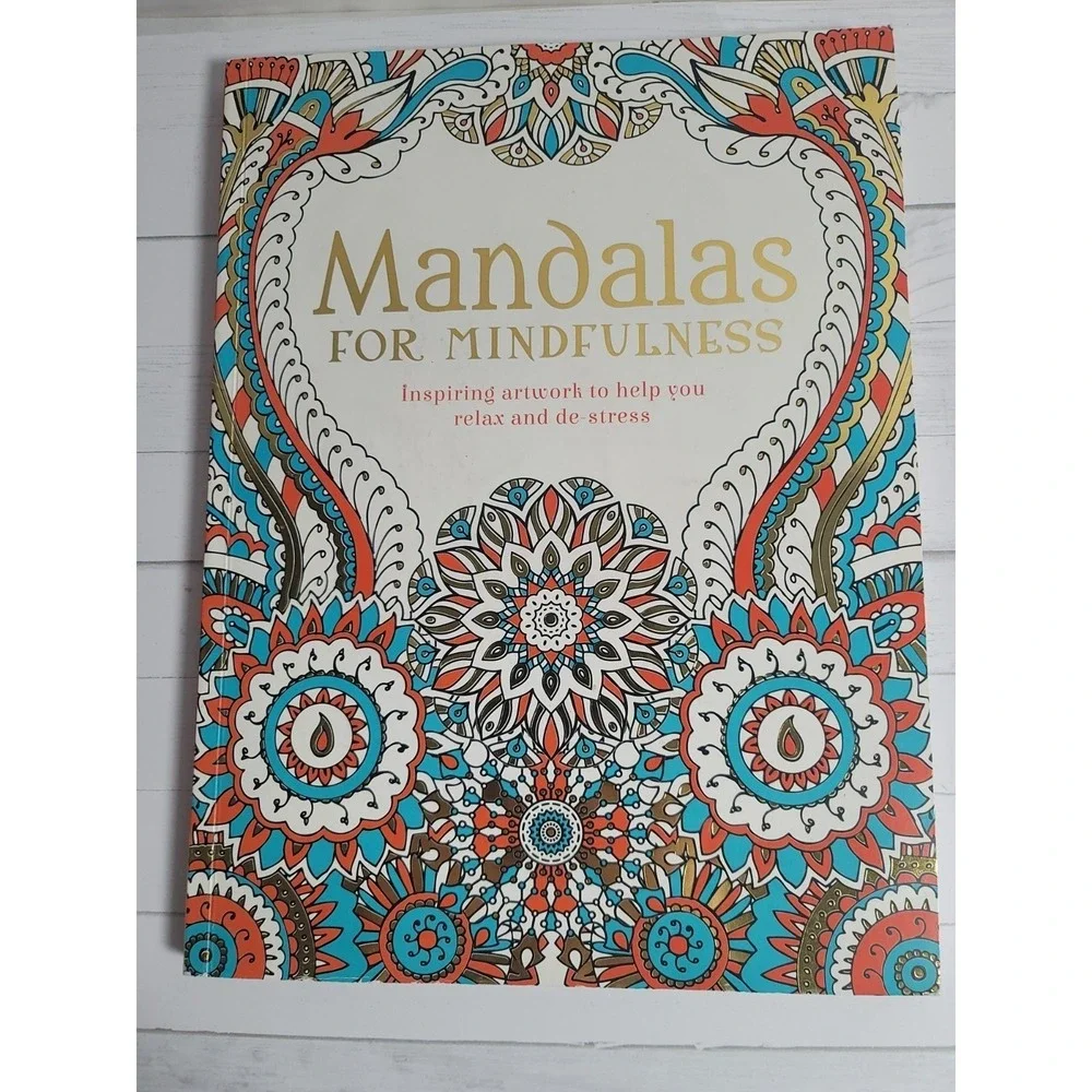 Mandalas For Mindfulness Book Creativity Crafty Imagination Calming‎ Relax Paint